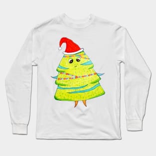 Cutie Christmas Tree Long Sleeve T-Shirt